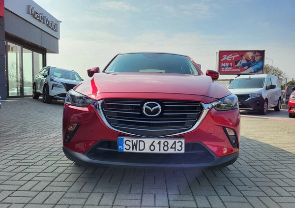 Mazda CX-3 cena 79900 przebieg: 30250, rok produkcji 2018 z Rybnik małe 121